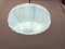 Mid-Century Blue Opaline Glass Pendant Light with Brass Fittings, 1970s 6