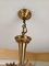 Empire Bronze Chandelier Empire with Arrows, 1950s, Set of 3 19