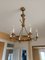 Empire Bronze Chandelier Empire with Arrows, 1950s, Set of 3 3