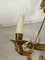 Empire Bronze Chandelier Empire with Arrows, 1950s, Set of 3 14