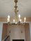 Empire Bronze Chandelier Empire with Arrows, 1950s, Set of 3 16