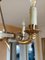 Empire Bronze Chandelier Empire with Arrows, 1950s, Set of 3 10