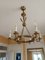 Empire Bronze Chandelier Empire with Arrows, 1950s, Set of 3 8