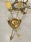 Empire Bronze Chandelier Empire with Arrows, 1950s, Set of 3 20