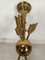 Empire Bronze Chandelier Empire with Arrows, 1950s, Set of 3 12