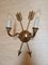 Empire Bronze Chandelier Empire with Arrows, 1950s, Set of 3 6