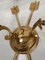 Empire Bronze Chandelier Empire with Arrows, 1950s, Set of 3 13