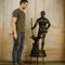Maurice Constant, Große Patinierte Figurative Skulptur, 1930, Bronze 4