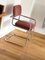 Italian Bauhaus Cantilever Chairs in Chrome and Mohair, Set of 4 1