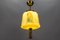 Art Deco Green and Brown Glass Pendant Light, Germany, 1930s 9