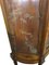Elegante Louis Philippe Vitrine aus Nussholz mit Blumenglas, Italien, 19. Jh. 10