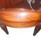 Elegante Louis Philippe Vitrine aus Nussholz mit Blumenglas, Italien, 19. Jh. 7