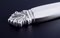 Tafelmesser aus Sterling Silber mit kurzem Griff von Georg Jensen, Acanthus, 1940er, 4er Set 5