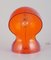 Lámpara de mesa Dalu de plástico naranja translúcido de Vico Magistretti para Artemide, Imagen 3