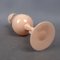 Him & Her Kelche aus Vergoldetem Rosa & Grünem Muranoglas mit Blumenrelief, 1970er, 2er Set 8