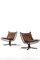 Vintage Brown Leather Falcon Lounge Chair by Sigurd Ressell for Vatne Møbler, Norway, 1970s, Image 7