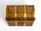 Italian Regency Style Gold-Plated Metal Chest, 1960s, Image 8