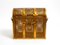 Italian Regency Style Gold-Plated Metal Chest, 1960s, Image 7
