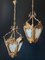 Antique Italian Pendant Lamps, 1940s, Set of 3, Image 3