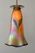 Art Nouveau Hanging Lamp with Peacock Feathers Decor by Richard Rooze 4