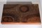 Brutalist Coffee Table with Copper Top and Wooden Base, 1970, Image 2