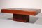 Brutalist Coffee Table with Copper Top and Wooden Base, 1970 6