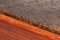 Brutalist Coffee Table with Copper Top and Wooden Base, 1970, Image 5
