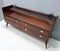 Vintage Walnut Chest of Drawers with Glass Top, Italy, 1950s, Image 8
