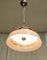 Postmodern White and Colored Blown Glass and Chrome-Plated Metal Pendant Light from La Murrina, 1980s 5