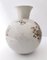 Jarrón de cerámica marfil con detalles florales marrones de Rosenthal, Italia, 1943, Imagen 10