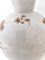 Jarrón de cerámica marfil con detalles florales marrones de Rosenthal, Italia, 1943, Imagen 13