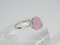 925 Sterling Silber Media Luna Ring mit Rosenquarz und Zirkonen, Italien, 21. Jahrhundert 11