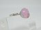 925 Sterling Silber Media Luna Ring mit Rosenquarz und Zirkonen, Italien, 21. Jahrhundert 26