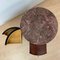 Vintage Art Deco Side Table in Black Lacquer and Marble, 1930 10