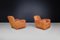 Patinierter Art Deco Ledersessel, Frankreich, 1940 3