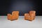Patinierter Art Deco Ledersessel, Frankreich, 1940 4