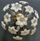 White Daisies Murano Ceiling Light, 1980s 3