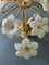 White Daisies Murano Ceiling Light, 1980s 2