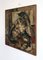 Dusan Mihailovic, Cubist Girl on the Beach, 1957, Oil on Canvas 5