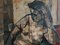 Dusan Mihailovic, Cubist Girl on the Beach, 1957, Oil on Canvas 6