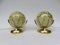 Vintage Art Deco Brass Bedside Lamps, Set of 2 1