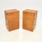 Art Deco Satinwood and Walnut Bedside Chests, 1930, Set of 2, Image 4