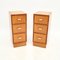 Art Deco Satinwood and Walnut Bedside Chests, 1930, Set of 2, Image 2