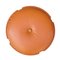 Orangefarbene Ottoman Dilly Dally Serie von Luigi Massoni für Poltrona Frau, Italien, 1970er 2