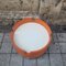Orange Ottoman Dilly Dally Series by Luigi Massoni for Poltrona Frau, Italy, 1970s 14