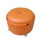 Orange Ottoman Dilly Dally Series by Luigi Massoni for Poltrona Frau, Italy, 1970s 1