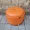 Orange Ottoman Dilly Dally Series by Luigi Massoni for Poltrona Frau, Italy, 1970s 9