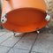 Orange Ottoman Dilly Dally Series by Luigi Massoni for Poltrona Frau, Italy, 1970s 22