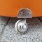 Orange Ottoman Dilly Dally Series by Luigi Massoni for Poltrona Frau, Italy, 1970s 19