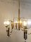 Six-Light Chandelier by Gaetano Sciolari, 1970s 7